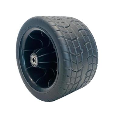 Imagem de WeiLaiKeQi Rodízio de 7 Polegadas com Rolamento Duplo, Pneu Sólido, para Carrinho de Camping, Cortador de Grama, Churrasqueira E Outras Peças de Reposição, Estilo D