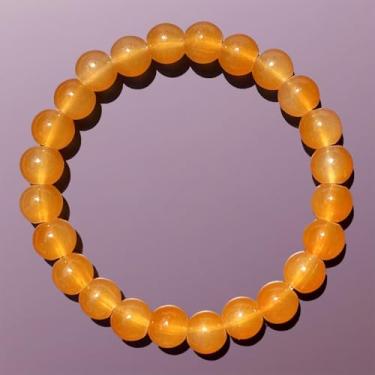 Imagem de Pulseiras elásticas com contas para mulheres, pulseira de aventurina laranja para atração de riqueza, joia presente para aumentar a vitalidade, One Size, Pedra, Sem Pedra Preciosa