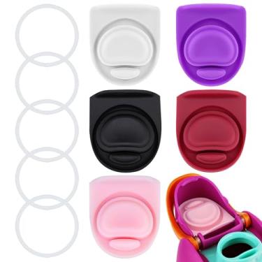 Imagem de ZUGHXMS Rolha de substituição e anel de vedação O compatível com Owala FreeSip 680 g, tampa de anéis de vedação superior de garrafa para Owala 16/19/24/32/1,134 g tampa de boca acessórios de peças de