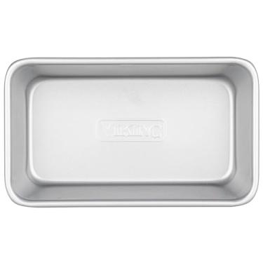 Imagem de Viking Forma de pão de cerâmica antiaderente premium de 22 cm, feita sem PFAS, assadeira de aço aluminizado de calibre pesado para pão e bolo, estrutura de ferro reforçada, aquecimento uniforme