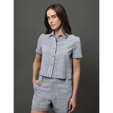 Imagem de Camisa Feminina Viscolinho Calvin Klein Jeans-Feminino