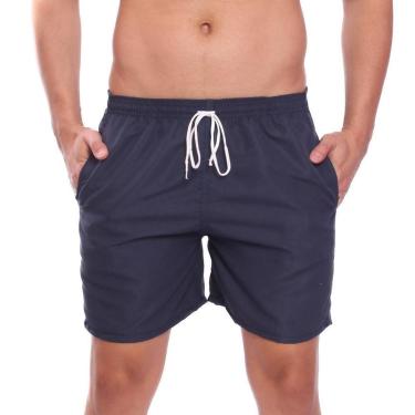 Imagem de Short Masculino Liso Básico Bermuda Tactel Água Praia Treino Academia Corrida-Masculino