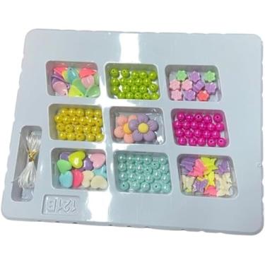 Imagem de Kit Joias Artesanais Completo para Criação de Bijuterias e Acessórios - Conjunto Arte e Artesanato com Miçangas, Fios e Ferramentas para Fazer Colares Pulseiras Brincos