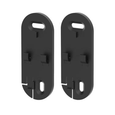 Imagem de Placa de montagem de substituição compatível com campainhas Honeywell DCP311/DCP511/DCP911, placa traseira de instalação segura, pacote com 2 (preto)