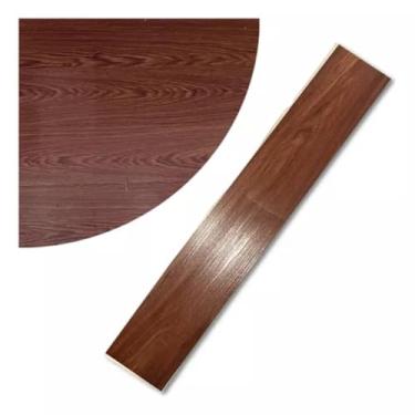 Imagem de Piso Vinilico Autocolante Régua Adesiva Madeira 1,25 M² (Marrom Escuro)