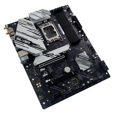 Imagem de Placa Mãe Biostar B760A-Silver, LGA 1700, DDR5, M.2, ATX, Tipo C, Chipset Intel B760