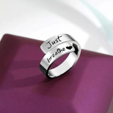 Imagem de Conjunto de anéis empilháveis de ouro Boho para mulheres, turquesa ajustável com faixa aberta para declarações, presentes de Natal, presentes de amizade para mulheres, dia dos namorados, Medium, Latão