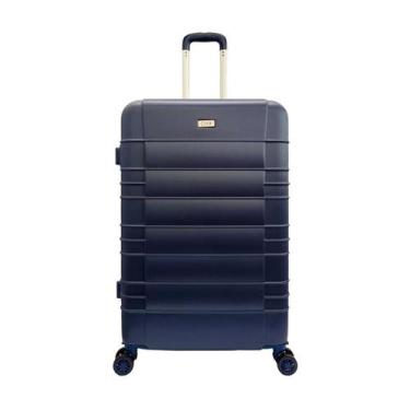 Imagem de Mala de Viagem Expansiva Rigida Roda Dupla 360  Cadeado Aviao Embarque