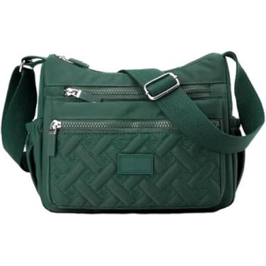 Imagem de GTIANHE-TAN Bolsa tiracolo feminina à prova d'água cor sólida preta rosa casual bolsa mensageiro, One Size, Sem Pedra Preciosa