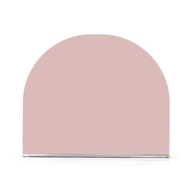 Imagem de Organizador de guardanapos de acrílico bege areia, dispensador de bandeja de papel em forma de U, suporte vertical de toalha de papel