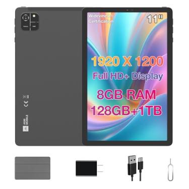 Imagem de AGM Tablet T1 Android 14, tela FHD IPS de 11 polegadas Widevine L1, processador Octa-core T606, 8 (4 + 4) GB RAM 128 GB ROM 1TB Expand, 5G WiFi/BT/GMS/GPS, câmera dupla de 13 MP + 5 MP, capa protetora