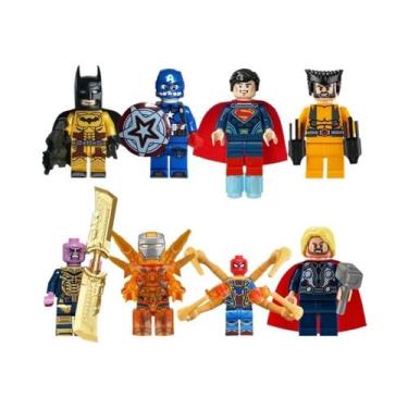 Imagem de Brinquedos De Blocos De Montar Mini Bonecos Humanoides Para Crianças, 