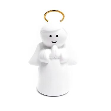 Imagem de Anjo Dourado Laqueado - Elegância E Fé Para Altares E Presépios