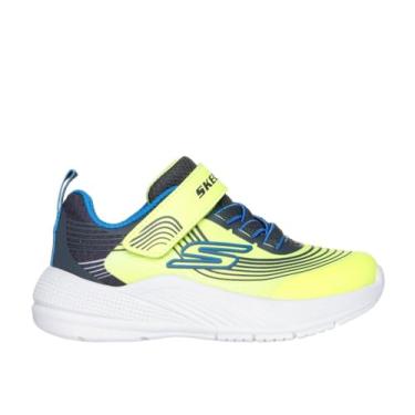 Imagem de Skechers Tênis masculino Microspec Advance, Amarelo/azul., 10.5 Little Kid