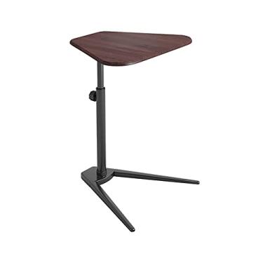 Imagem de Mesa lateral, mesa de escrita, moderna, elevadora, para laptop, mesa de cabeceira móvel, mesa de cabeceira para casa de 18 cm ajustável em altura, mesa de sofá, suporta até 29,9 kg, mesa de escritório