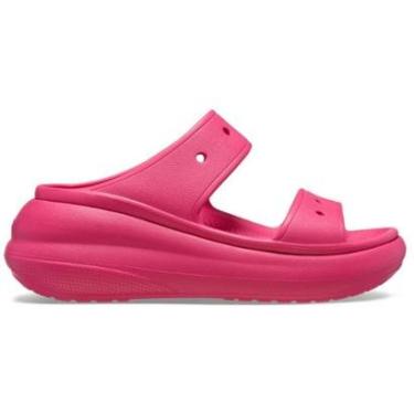 Imagem de Sandália crocs classic crush platform sandal dragon fruit-Feminino