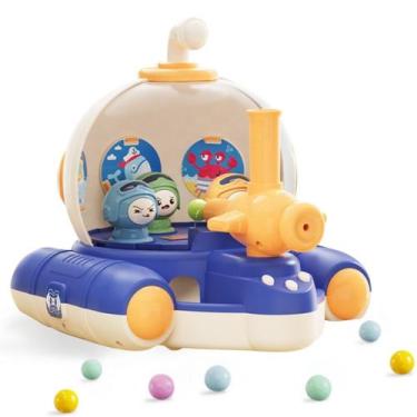 Imagem de Brinquedo Acerte o Alvo Lançador Submarino Azul Bolas Coloridas Musica