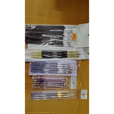 Imagem de CUOFYUNL 31pcs Conjunto de canetas coloridas para pintura de unhas Caneta de linha para arte em unhas Caneta de cristal para pintura com perfuração de pontos Pincéis para unhas