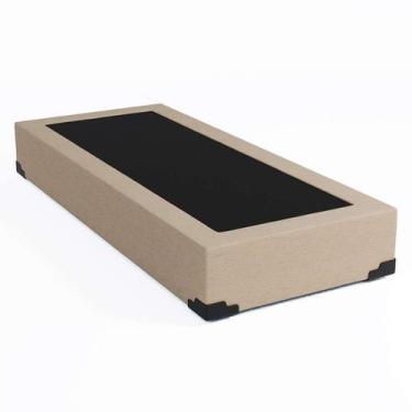 Imagem de Base para Cama Box Solteiro Joe Linho (36x88x188) Bege - Mobly