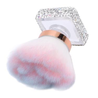 Imagem de Dioche Pincel de pó para Unhas Fofo e Macio para Arte Em Unhas, Removedor de pó, Escova Multifuncional para Limpeza de de para Maquiagem, Entusiastas Beleza de Arte Em, (Prata)