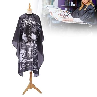 Imagem de Dioche Capa de Cabeleireiro Capa de Salão de Cabeleireiro de Estilo de de Poliéster Antiestática Avental de Corte de Cabelo Profissional para Salão de Barbeiro e