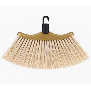 Imagem de Vassoura Italiana Dourada Gold - Elegância e Charme para Limpeza Doméstica, Prática e Estilosa para Casa e Apartamento, Utensílio Decorativo e Funcional (Sem cabo)