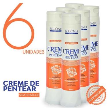 Imagem de KIT Creme De Pentear Sem Enxague 400ml 6 Unds - Begônia Gold