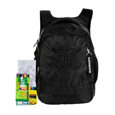 Imagem de Mochila Saga Harry Potter Oficial Hogwarts, Preto