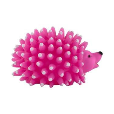 Imagem de Mordedor para Pet Porco Espinho, 10 cm, (Rosa)