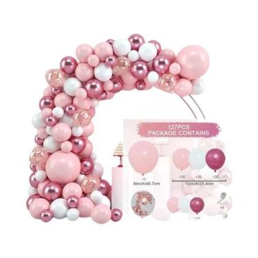 Imagem de Kit De Arco De Balões Para Festa De Aniversário De Meninas, Balões De 