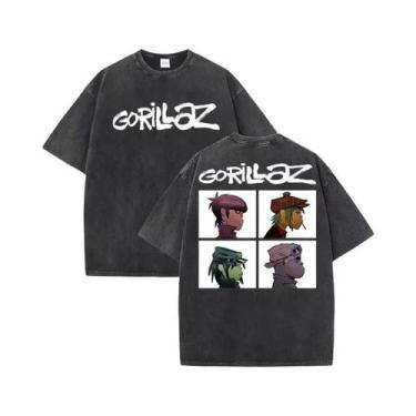 Imagem de Camiseta Unissex De Verão Com Manga Curta E Gola Redonda Com Estampa G