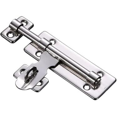 Imagem de Parafuso deslizante ferrolho de fechadura de porta, parafuso de portão, parafusos de trava de porta, parafuso de barril de trava de porta deslizante resistente para janelas Hardware de aço inoxidável