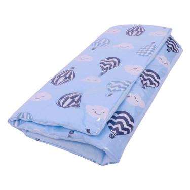 Imagem de Trocador Portátil Fraldas Impermeável Para Bebê Balão Azul