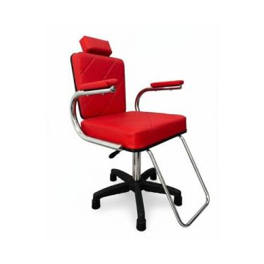 Imagem de Cadeira Profissional para Cabeleireiro e Barbeiro Iniciante Pistão Gás