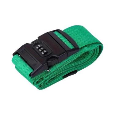 Imagem de Cinta De Segurança Para Bagagem Com Fivela E Cadeado De Senha, Cinto D