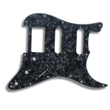 Imagem de Escudo Para Guitarra Strato Hss Black Pearl Perolado 4Ply