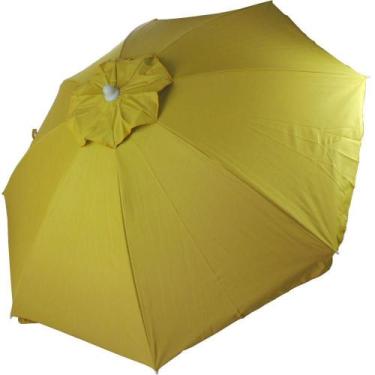 Imagem de Guarda Sol Benoá FNC200-04 Articulado 2 Metros Amarelo, Amarelo