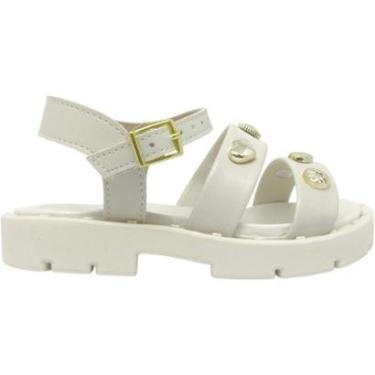 Imagem de Sandália Infantil Menina Papete Casual Dia a Dia Passeio Escola Tratorada Conforto Molekinha 2744.10-Feminino