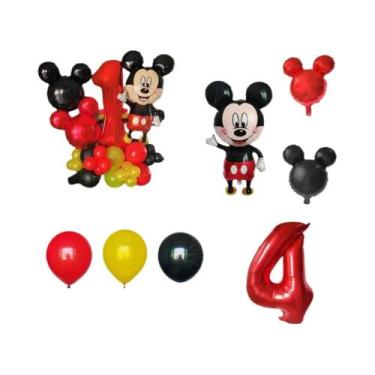 Imagem de Balões De Folha Mickey Mouse De 32 Polegadas, 22 Peças, Decorações Par