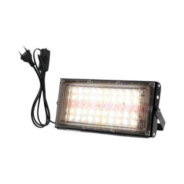 Imagem de Luz LED Ajustável Para Cultivo De Plantas 50W 100W, Lâmpada Fito De Es