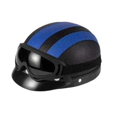 Imagem de Capacete Vintage Unissex De Couro Leve E Quente Para Inverno, Capacete