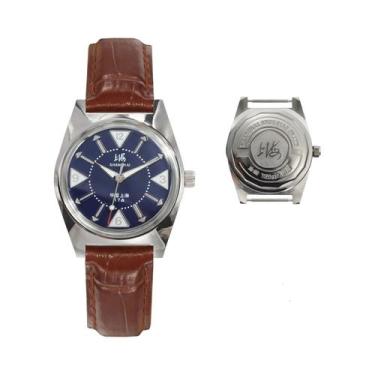 Imagem de Relógio Mecânico Vintage Masculino 36mm À Prova d'Água Com Corda Manua