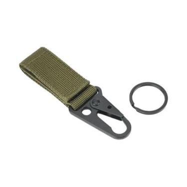 Imagem de Mosquetão Tático De Nylon Com Fivela Para Cinto De Mochila EDC Molle, 