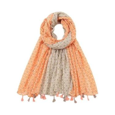 Imagem de Cachecol Floral De Viscose Para Mulheres 180x90cm, Pashmina Fina Para 
