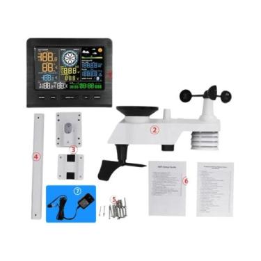 Imagem de Estação Meteorológica Inteligente WiFi Com Sensor Externo Sem Fio, Med