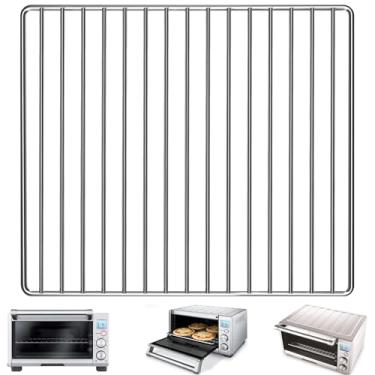 Imagem de GCQ Rack de arame para forno Breville BOV650XL compacto inteligente forno de bancada, torradeira, aço inoxidável, 12,4 polegadas × 10,5 cm, rack de cozimento, acessórios de rack de refrigeração, peças