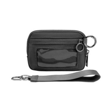 Imagem de Carteira Feminina Xadrez Preta Iris Com Janela Para Identificação, Bol