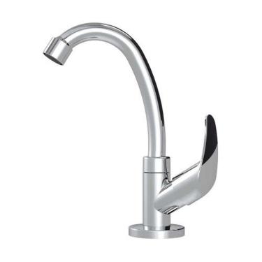 Imagem de Torneira Lavatório Bica Móvel 1198 Monocomando Cromada - Injet Plast Abs Dn15 1/4 De Volta