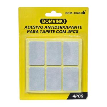 Imagem de Fita Adesiva Antiderrapante Para Tapete 4 Peças - Bomvink