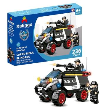 Imagem de Blocos De Montar Operações Especiais Carro Mega Blindado 236 Peças